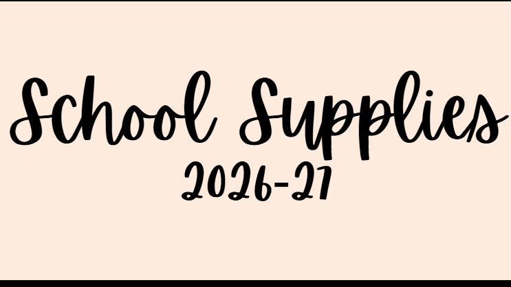 School Supplies 2026-27
