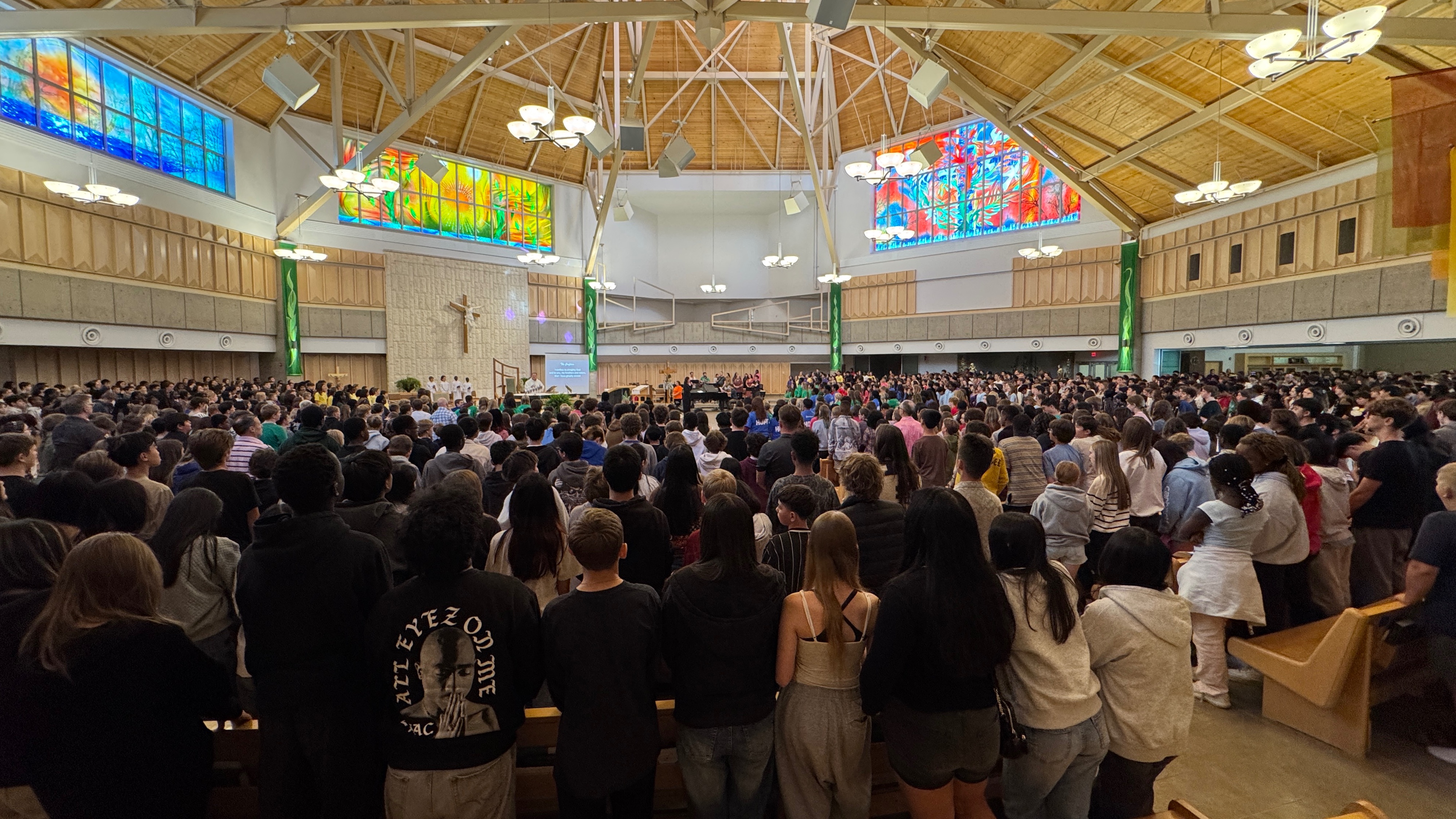 Grade 8 student leadership conference Mass