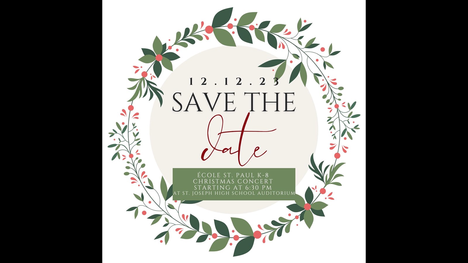 Save the date