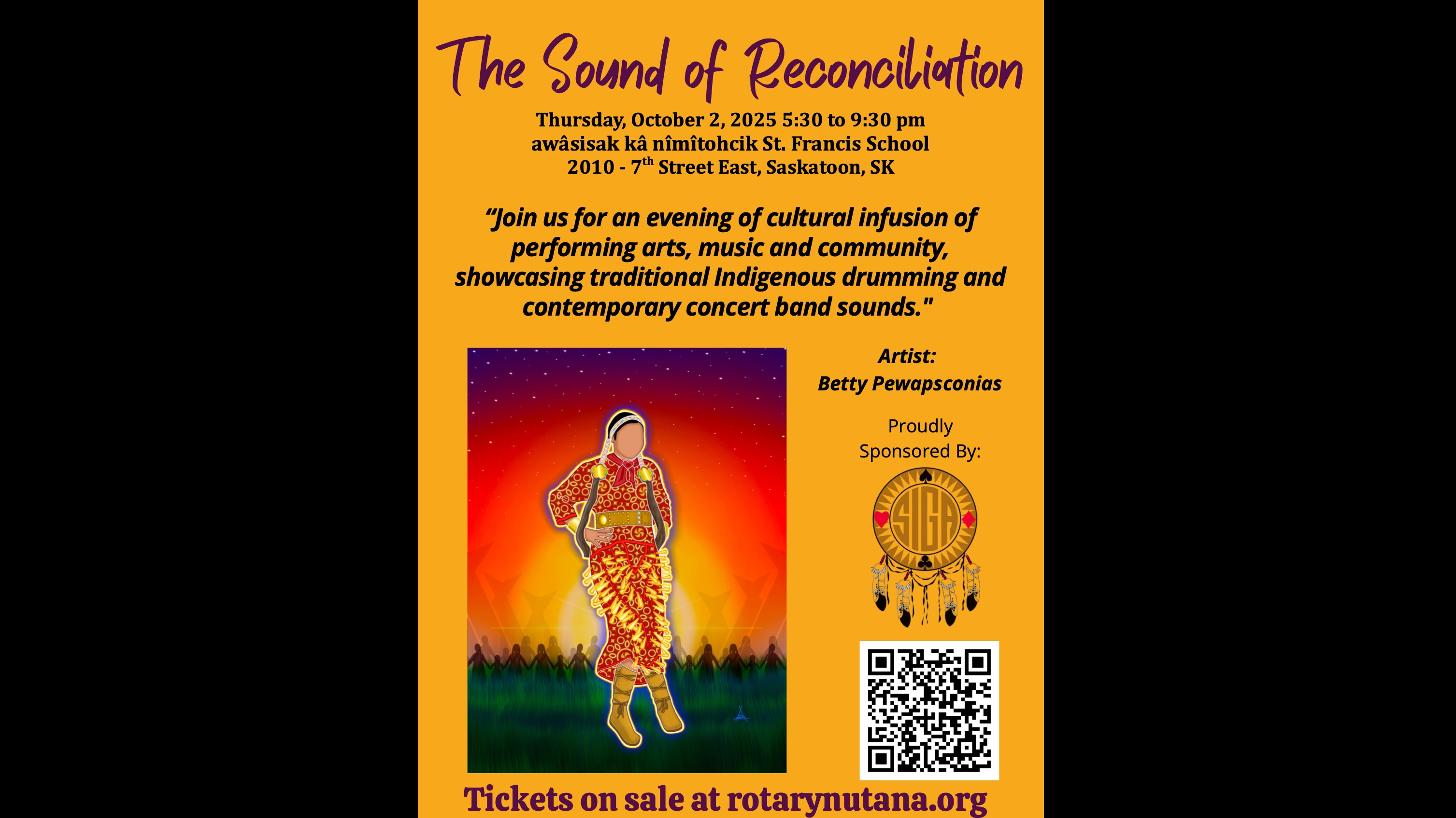 sound of reconciliation event poster