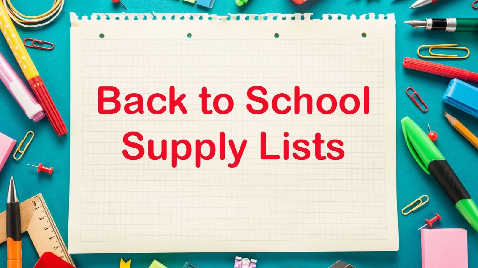 Supply Lists